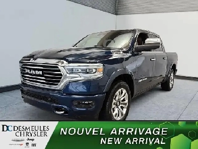2022 Ram 1500 Longhorn Crew Cab 57 Hemi Cuir 2 tons Cam Mags