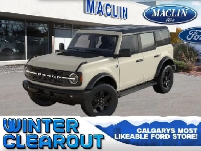 2025 Ford Bronco OUTER BANKS  BLACK APPEARANCE PACKAGE  GOA