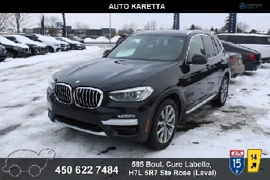 2018 BMW X3 Xdrive 30i x-line panoramic navi led mags 19'' Image# 1