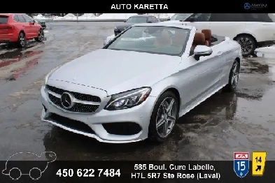 2017 Mercedes-Benz C-Class C300 4matic convertible sport amg pck Image# 1