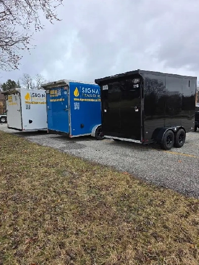 Enclosed covered box Trailer