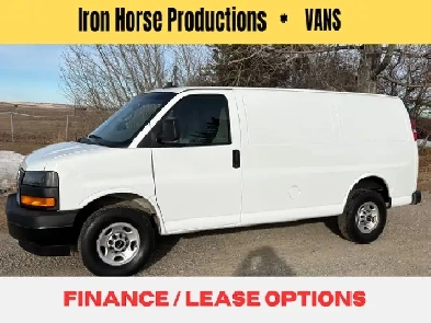 2020 GMC Savana Cargo Van 2500 ONLY81K CAN FINANCELEASE AVE