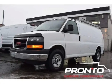 2017 GMC Savana Cargo Van 2500  4.8L V8  FULL RACK  Hitch Image# 1