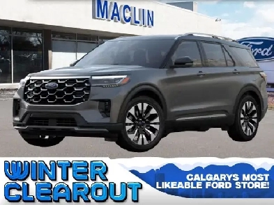 2026 Ford Explorer PLATINUM  LUX LEATHER PACKAGE