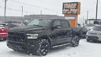 2022 RAM 1500 SPORT, CREW CAB, BIG SCREEN, ONLY 49KMS, CERTIFIED Image# 1