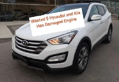 Wanted : Hyundai and Kia ( with damaged engine ) Image# 1