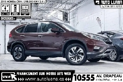 2015 HONDA CR-V Touring AWD/CUIR/TOIT/NAV/CAM ANGLE MORT/ACC Image# 1