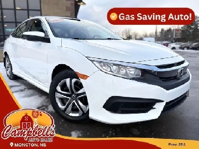 2017 Honda Civic LX AC! Backup Cam! Heated Seats! Image# 1