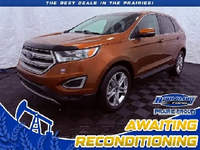 2017 Ford Edge TITANIUM AWD 3.5 | HTD LTHR SEATS | REMOTE START Image# 1
