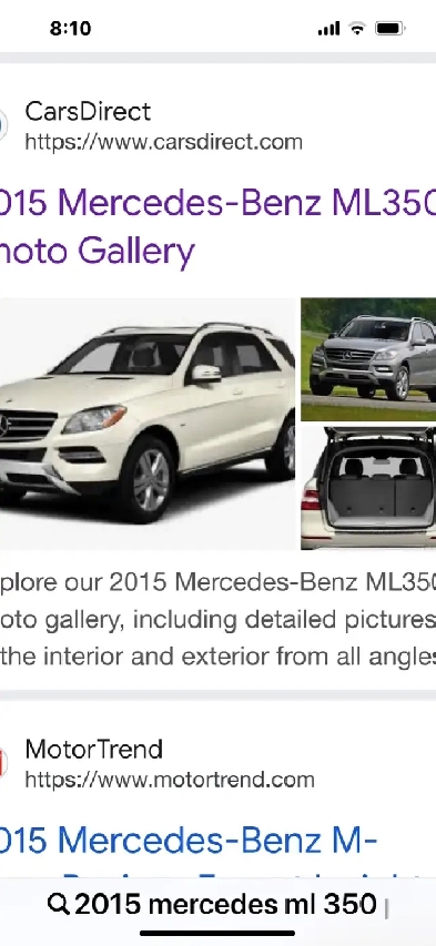 ISO Mercedes ml 350 bluetec