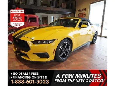 2024 Ford Mustang EcoBoost Premium Convertible with VERY LOW KMS