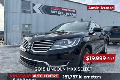 2018 LINCOLN MKX SELECT  AWD  LUXURY SUV