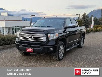 2016 Toyota Tundra Platinum 5.7L V8 PLATINUM CREWMAX BRANDE R... Image# 1