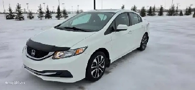2014 honda civic sports ex taffeta white sedan Image# 1