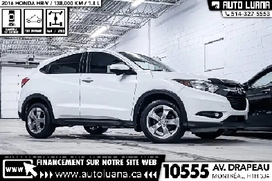2016 HONDA HR-V EX AWD/TOIT/CAMERA/ANGLE MORT/PUSH START/MAGS Image# 1