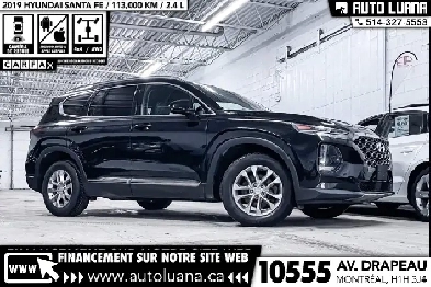2019 HYUNDAI Santa Fe SE AWD/CARPLAY/CAMERA/LANE ASSIST/CAMERA Image# 1