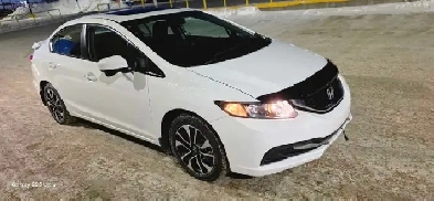 2014 honda civic sports ex taffeta white sedan Image# 1