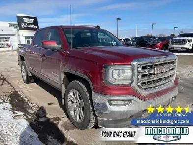 2018 GMC Sierra 1500 SLE - Bluetooth - $266 B/W Image# 1