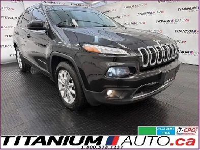 2016 Jeep Cherokee Limited 4X4-V6-Pano Roof-GPS-Cooled Leather-T Image# 1
