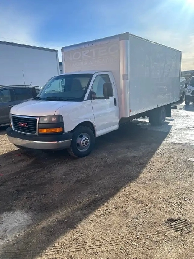 2013 GMC 3500 16’ Cube Van Image# 1
