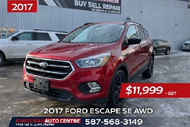 2017 FORD ESCAPE SE AWD • 1.5L ECOBOOST • ACCIDENT FREE Image# 1