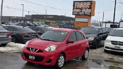 2015 Nissan Micra S, MANUAL, ONE OWNER, NO ACCIDENTS, CERT Image# 1