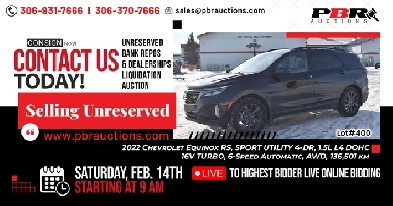 ! Unreserved Bank Repos & Dealerships Liquidation Auction ! Image# 1