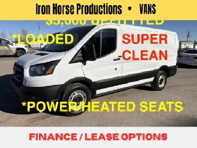 2020 Ford Transit Cargo Van $5,000 UPFITTED LOADED SUPER CLEAN! Image# 1