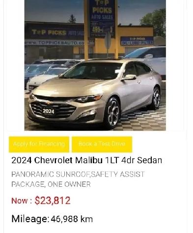 Chevy Malibu Image# 1