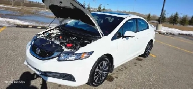 2014 honda civic sports ex taffeta white sedan Image# 1