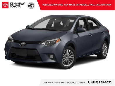 2015 Toyota Corolla LE ECO NAVIGATION / LEATHER / SUNROOF / P... Image# 1