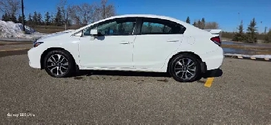 2014 honda civic sports ex taffeta white sedan Image# 1