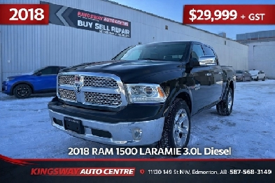 2018 RAM 1500 LARAMIE – 3.0L ECO DIESEL – 4WD Image# 1