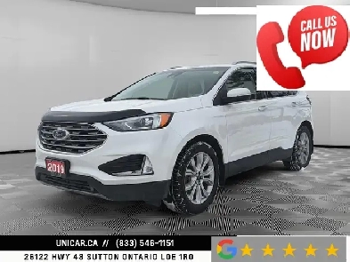 2019 Ford Edge Titanium AWD No Accidents Remote Starter Nav Blin Image# 1