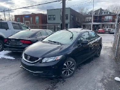 2013 Honda Civic EX 1 OWNER, BACKUP CAM, HEATED SEATS, SAFETY Image# 1