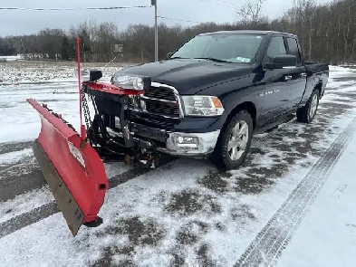 2012 Dodge Ram 1500 4x4 Western Plow Truck $3000 Image# 1