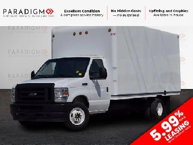 2023 Ford E-Series Cutaway 16 FT CUBE BOX STANDARD TRUCK Image# 1