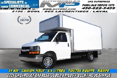 Chevrolet Express Cutaway CUBE 14 PIEDS   DECK AVANT / CAMION NE Image# 1
