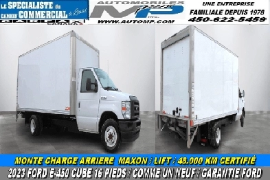 Ford Super Duty E-450 DRW CUBE 16 PIEDS LIFT ARRIERE MAXON / 48. Image# 1