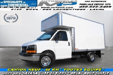 Gmc Savana Cargo 3500 CUBE 12 PIEDS   DECK / CAMION NEUF / 48 KM Image# 1
