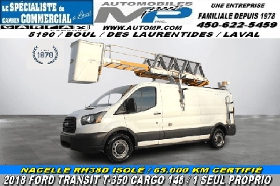 Ford Transit Cargo Van T-350 CARGO 148 / NACELLE RH38D ISOLÉ / 6 Image# 1