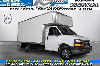 Gmc Savana Cargo CUBE 14 PIEDS   DECK 6.6 LITRES / CAMION NEUF / Image# 1