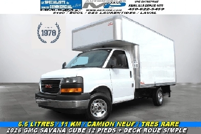 Gmc Savana Cargo CUBE 12 PIEDS DECK 6.6 LITRES 11 KM / CAMION NE Image# 1