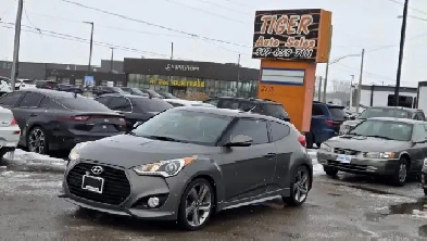 2014 Hyundai Veloster TURBO, AUTO, LEATHER, ONLY 60,000KMS, CERT Image# 1