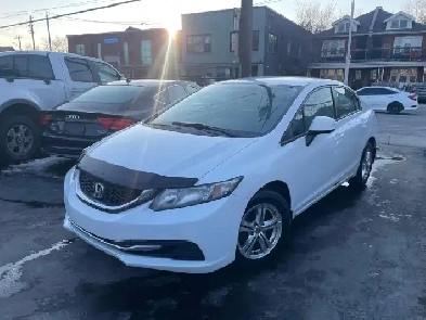 2013 Honda Civic LX HEATED SEATS, SAFETY, 1Y WARRANTY ENG & TRA Image# 1