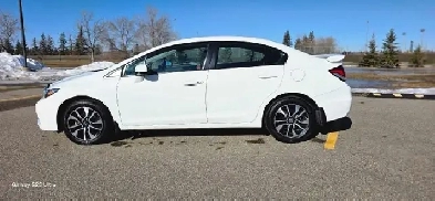 2014 honda civic sports ex taffeta white sedan Image# 1