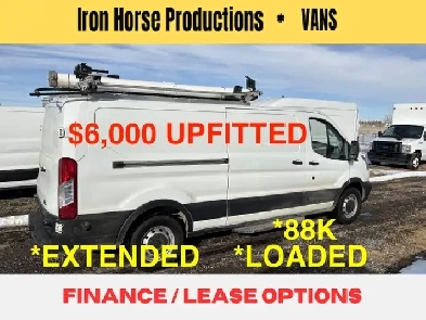 2018 Ford Transit Van EXTENDED $6000 UPFITTED LOADED  CANFINANCE Image# 1