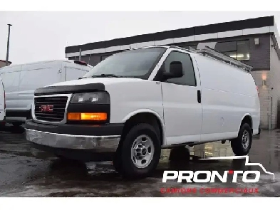 2017 GMC Savana Cargo Van 2500  4.8L V8  FULL RACK  Hitch Image# 1
