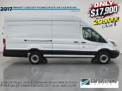 2017 FORD TRANSIT T-250 EXTENDED HIGHROOF CARGO VAN! 250 Image# 1