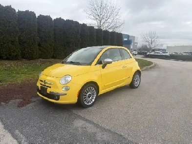 2014 FIAT 500 LOUNGE COUPE AUTO A/C NO ACCIDENTS 124,000 KMS ! Image# 1